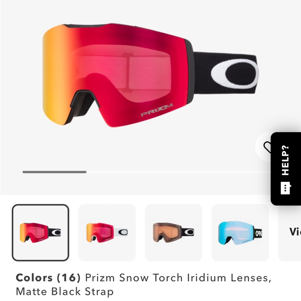 Oakley Fall Line L Prizm Torch Iridium Ski Goggles